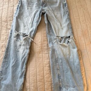 American Eagle Outfitters Light Blue Boyfriend Jeans